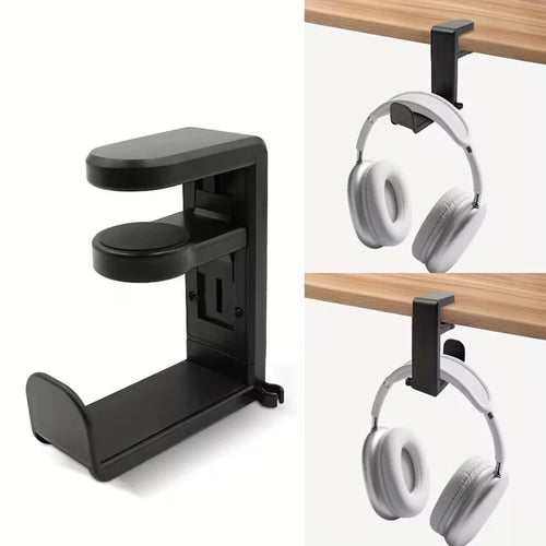 Adjustable Under-Desk Headphone Holder