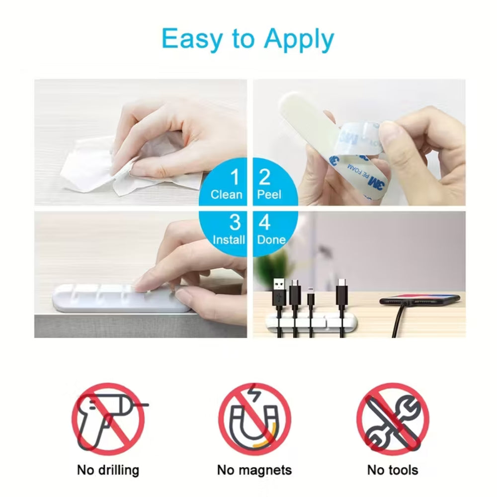 Desk Cable Organizer for a Cleaner, Smarter Workspace